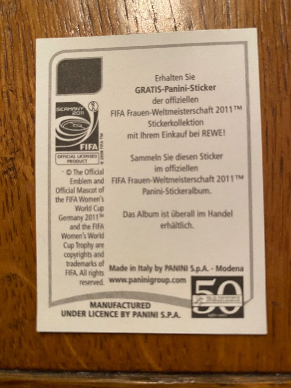 Panini Cartes à collectionner: WM 2011 – Neuf (Voir description) à Abtwil SG par Zwiebi 1