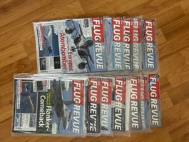 Konvolut Flug Revue Zeitschriften gebraucht 16 Ausgaben
