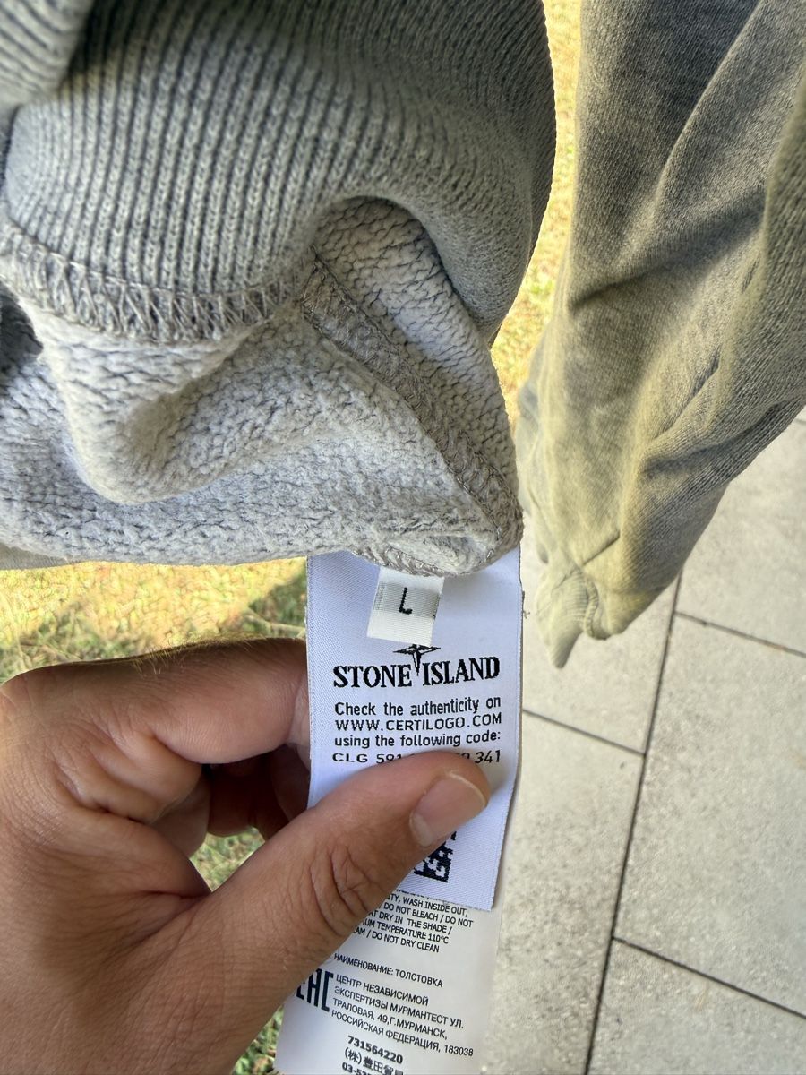 Stone Island Pullover & Sweatshirts: Stone Island Kapuzenpullover grau  – Gebraucht aus Blumenstein von D.Mosi 2