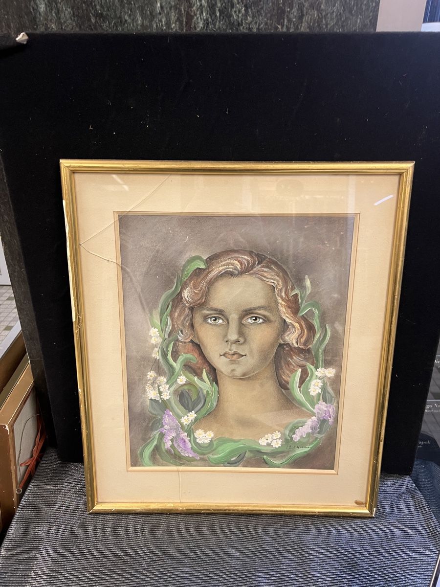 Dipinti: PORTRAIT ANCIEN SIGNÉ – Usato da Genève venduto da Qanil77