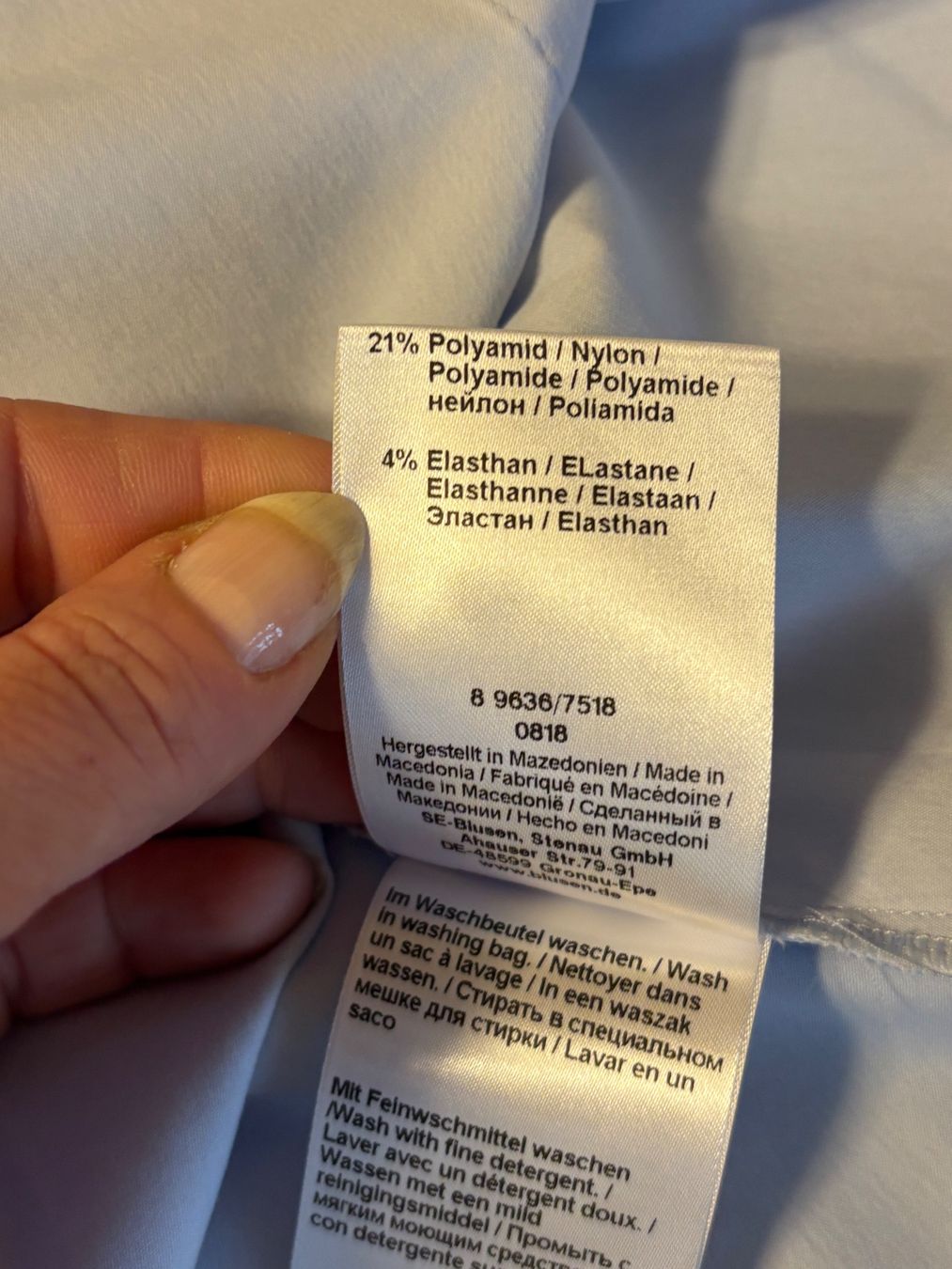 Camicette: Louis & Mia Bluse Baumwolle Himmelblau – Usato da St. Margrethen SG venduto da dijanaO 8