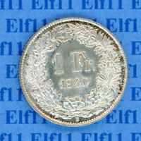 CHF___1.00 1940 stgl 1 Franken