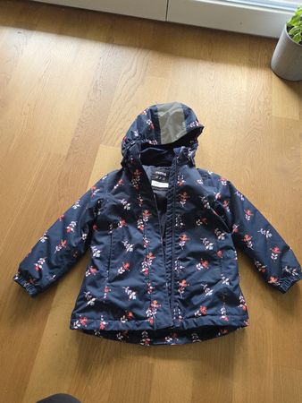 Reima Kinder Winterjacke blau Blumenmuster gebraucht 116