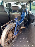 Puch Maxi N bleue, état d'usage, à restaurer