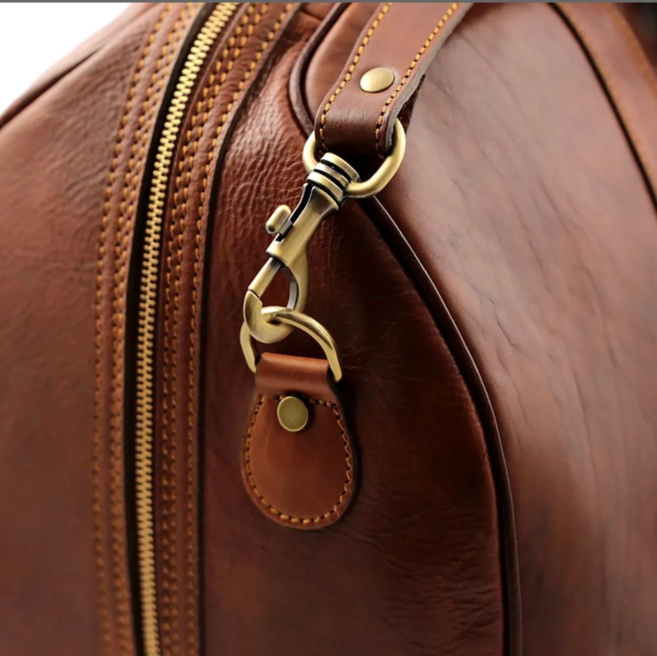 Borse: Reisetasche Leder Lisbona -  Farbe: Braun – Nuovo e nell'imballaggio originale da Wittenbach venduto da WWW.DRILUBAGS.CH 2