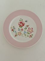 Zwei Kuchenteller Frühstücksteller Columbine White Greengate