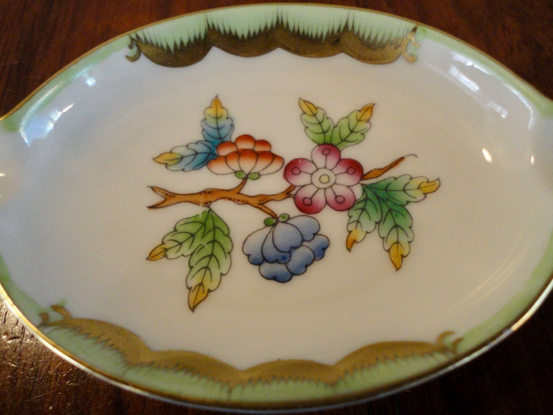Herend Portacenere: Herend Aschenbecher (Viktoria Muster) – Usato da Wädenswil venduto da LIS11 1
