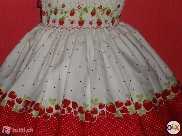 Vestiti & Gonne: Traumhaftes Emily Erdbeere Kleid – Nuovo e nell'imballaggio originale da Uster venduto da BellaBimbaQ 2