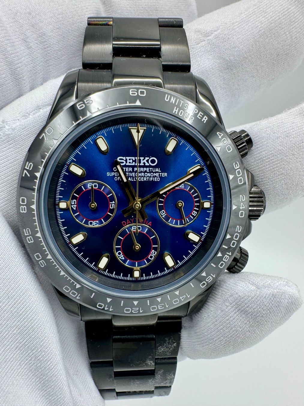 Orologi: Seitona Chronograph Midnight Black Edition – Nuovo e nell'imballaggio originale da Arnegg venduto da watch-shop