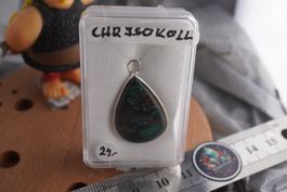 Chrysokoll    Anhänger   Im Böxli   ab 1.-     (Räumung!)