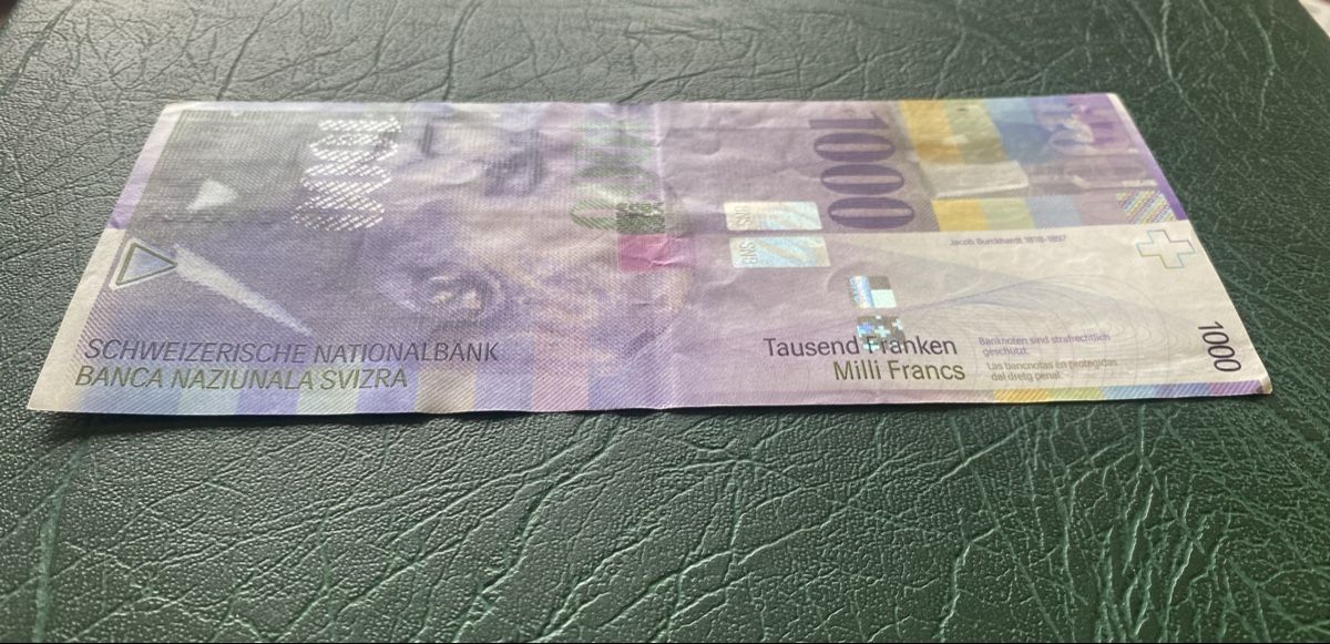 Banconote: 1000er Note, Tausend Franken Schein, Banknote 2012 – Usato da Thörishaus venduto da luc_nsv9 2