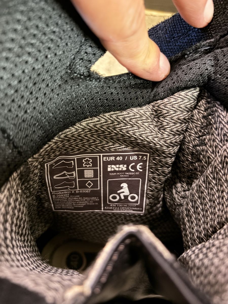 IXS Scarpe da uomo: Motorradstiefel iXS, Grösse 40, neu – Nuovo e nell'imballaggio originale da Altnau venduto da kurvenmuehle 6