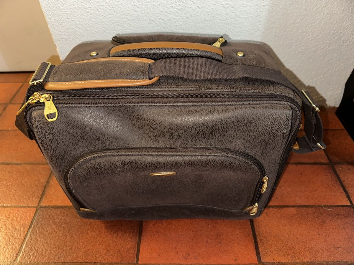Valigie: Rollkoffer, braun, Leder, elegant – Usato da Zollikon venduto da into-the-west 5