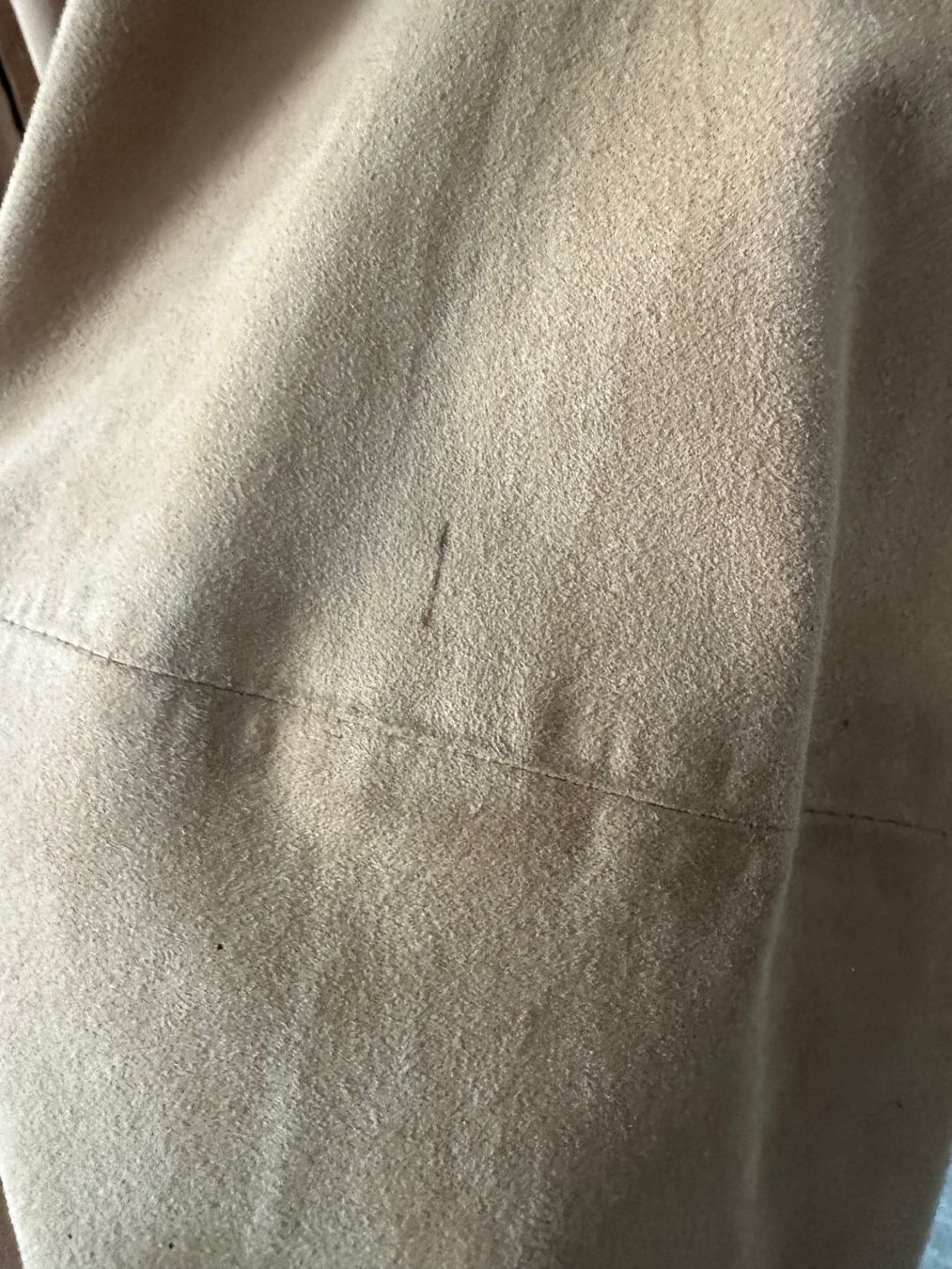Giacche: Wildleder Bomberjacke, beige, Gr. 52, gebraucht – Usato da Watt venduto da MilaKimba 3