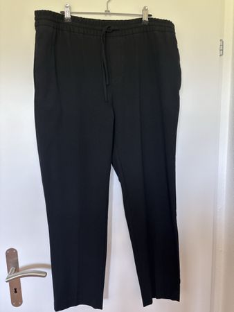 Hose Zara schwarz mit Gummibund