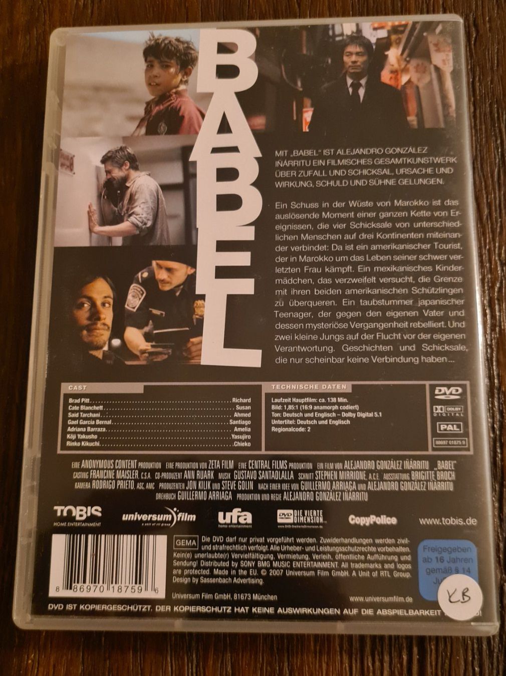 Tutti i DVDs: Babel (H) – Usato da Oberkirch LU venduto da ThE_CoLLecTor666 1