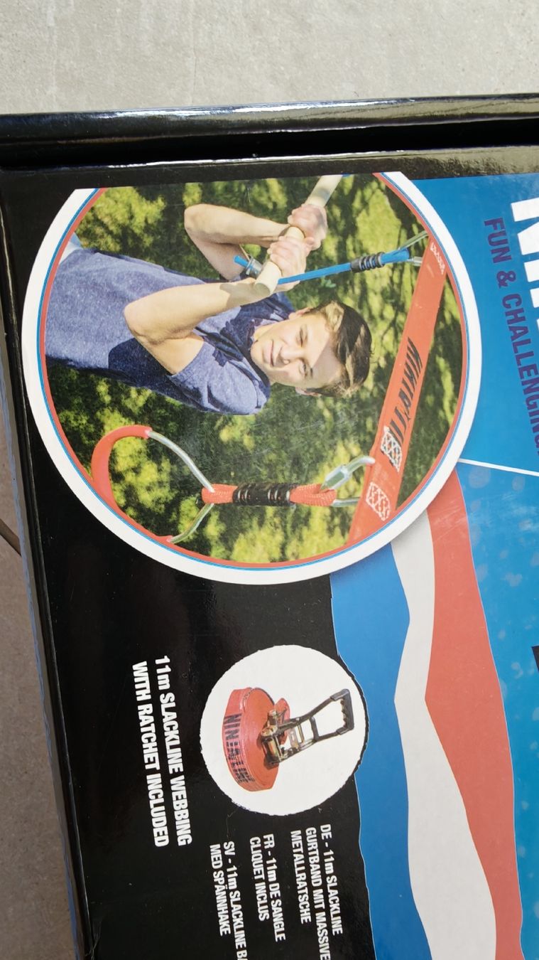 Slackline: Slackline  Ninja Warrior Kletterparcours – D'occasion à Brunnen par Knoblispeck 6
