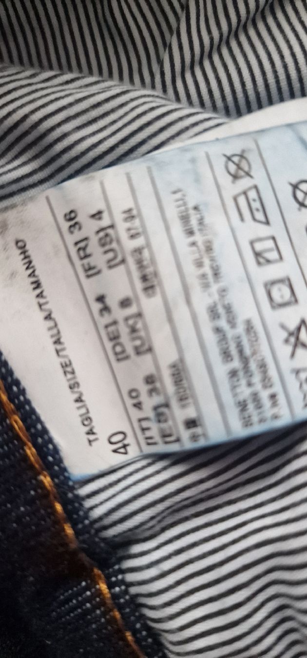 Benetton Jeans: jeans, Beneton, 36 gr. – Usato da Zürich venduto da michelle212 2