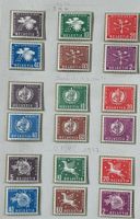 LOT SCHWEIZER BRIEFMARKEN NEUE 1956