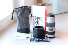 Canon EF 70-200mm f4L IS USM Set (inkl. Box, Hood & Beutel)