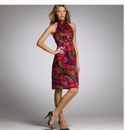 J.Crew Collection Seiden Cocktailkleid, 36
