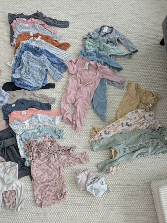 Mädchenkleidee 80, 40 Stück 