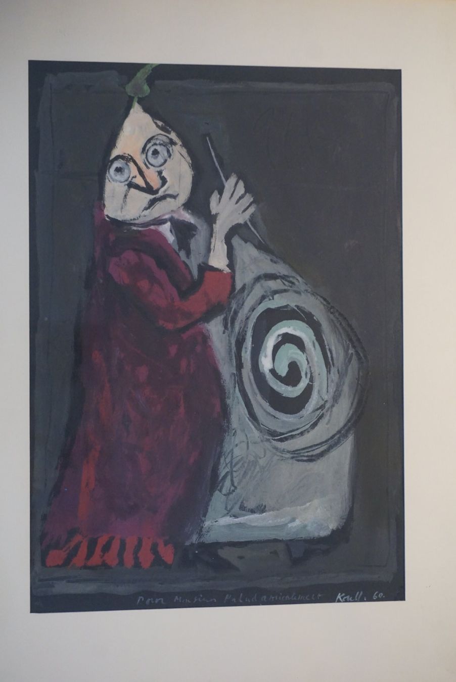 Tableaux: Gouache Ubu Roi, Gilbert Koull – D'occasion à Genève par mor_qrm5