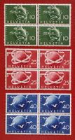 1949 Satz Werbemarken ,  im 4-Block postfrisch