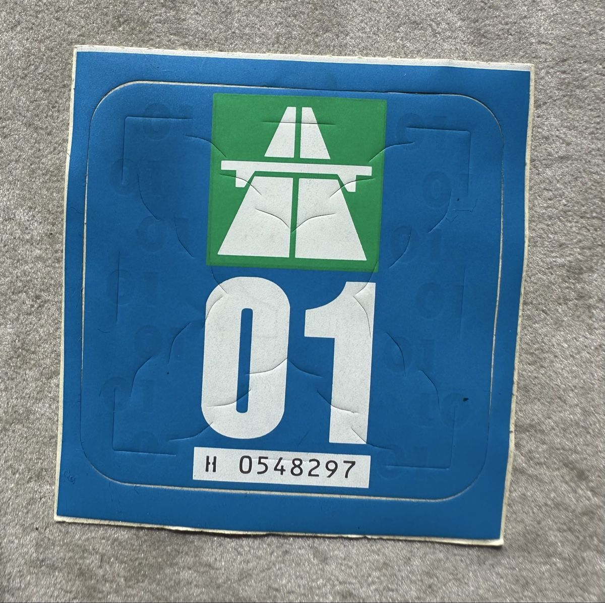Vignette autostradali: Original Schweizer Autobahnvignette 2001 mit Trägerpapier – Usato da Oberbüren venduto da dre_hqb7