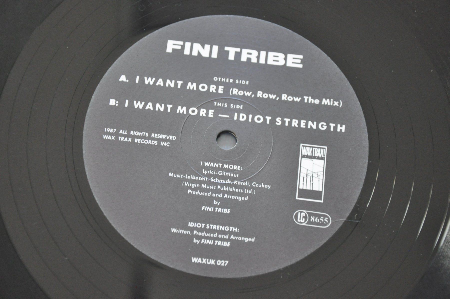 Schallplatten: FINI TRIBE 12 I WANT MORE – Gebraucht aus Sion von jaipur1401 3