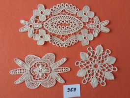 Makramee - Handarbeit – 3 Untersetzer