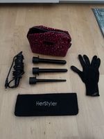 Her Styler Lockenstab mit 3 Aufsätzen und Handschuh