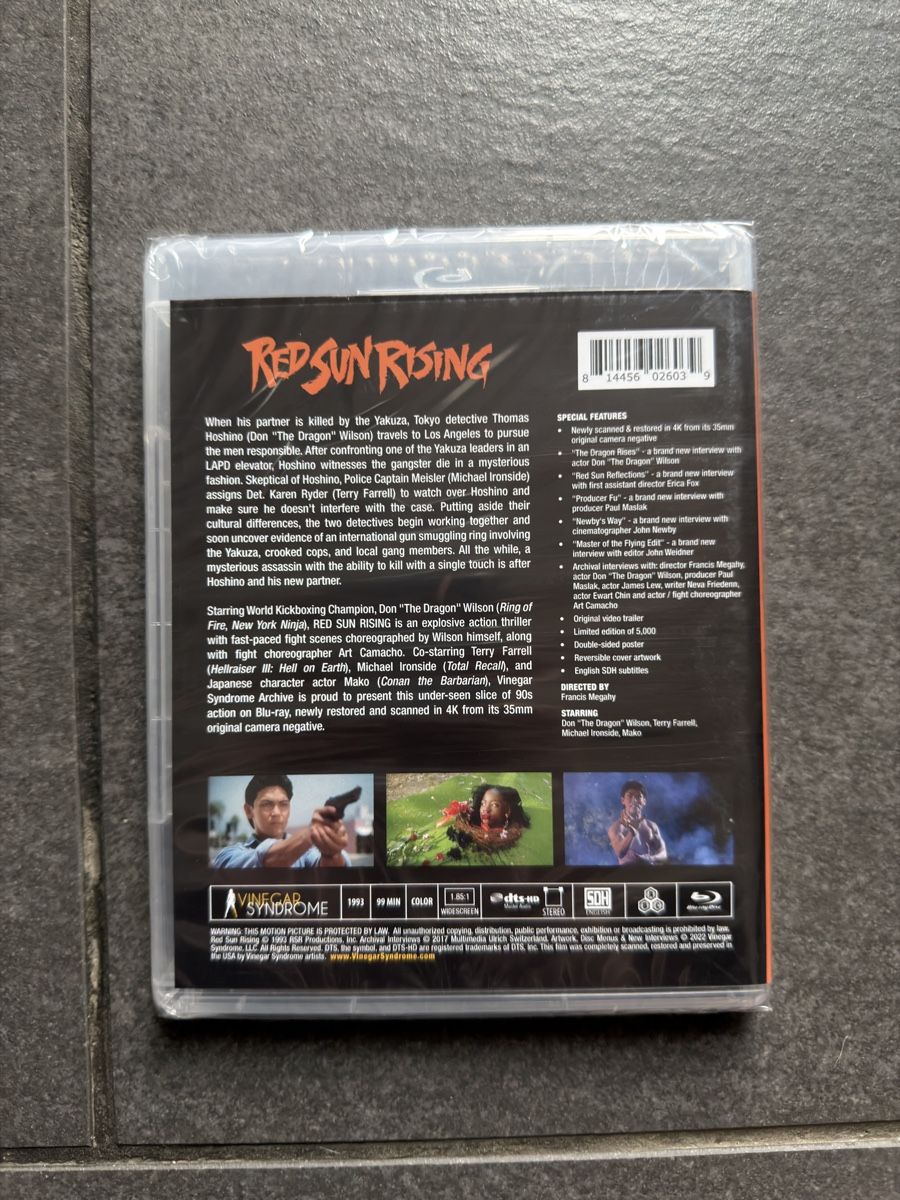 Tutti i DVDs: Red Sun Rising Vinegar Syndrome Blu-ray – Nuovo (secondo la descrizione) da Zürich venduto da cENS0R 4