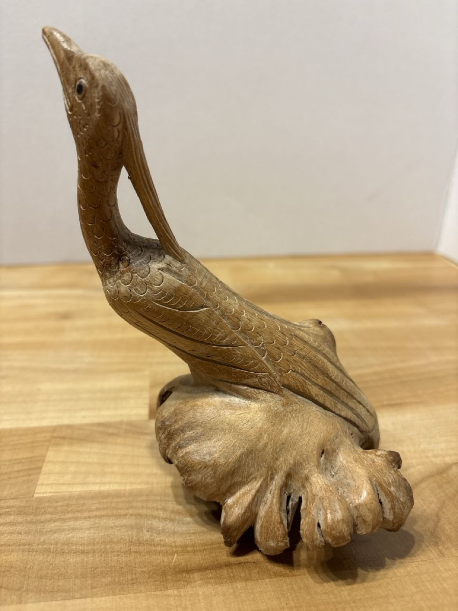 Statuette: Holz Schnitzerei Vogel / Handarbeit – Usato da Rümlang venduto da SchumBru10 2