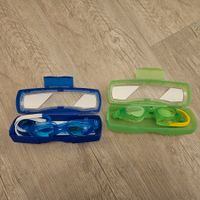 Schwimmbrille 2 Stück Blau Grün für Kinder pro Stück