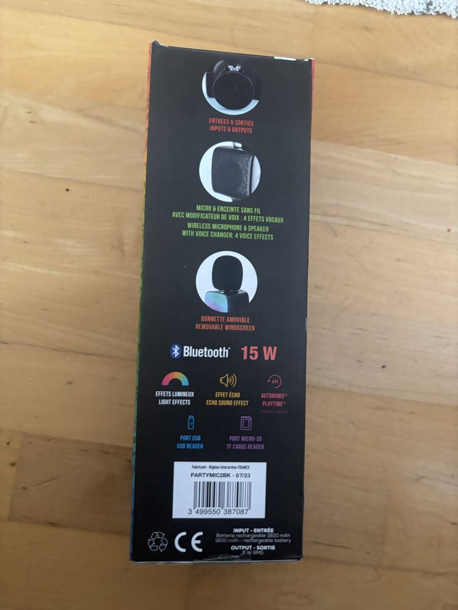 Mikrofone: Bluetooth Party Mikrofon – Neu (gemäss Beschreibung) aus Neuenkirch von cha_72fz 3