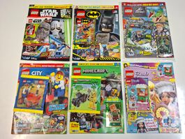 Lego Magazine Hefte NEU Star Wars Batman Marvel Jurassic 2