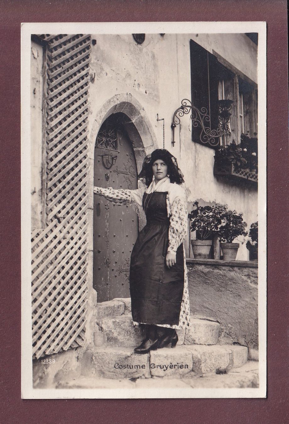 Ansichtskarten: Costume GRUYERE - 1926 – Gebraucht aus Pully von nicecards