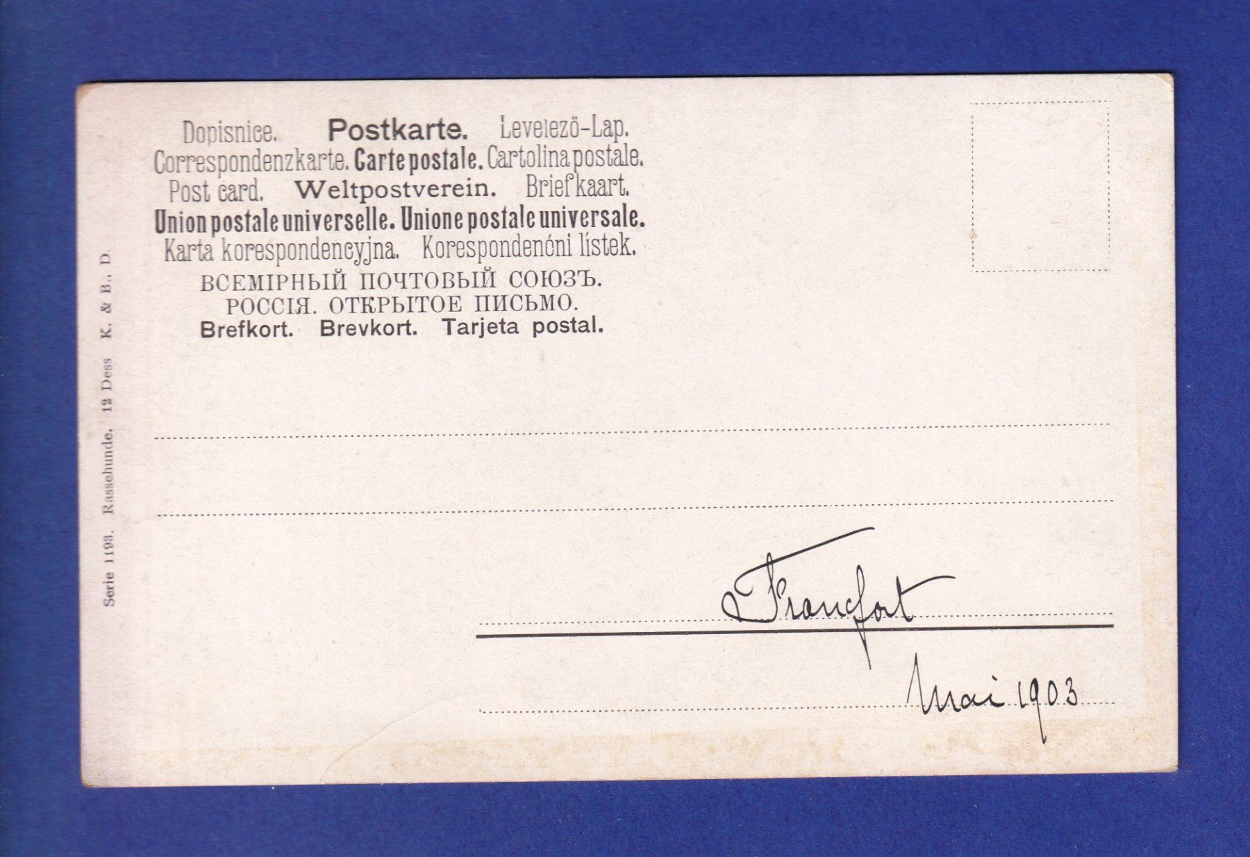 Cartoline postali: CHIEN / HUND – Usato da Pully venduto da nicecards-shop 1