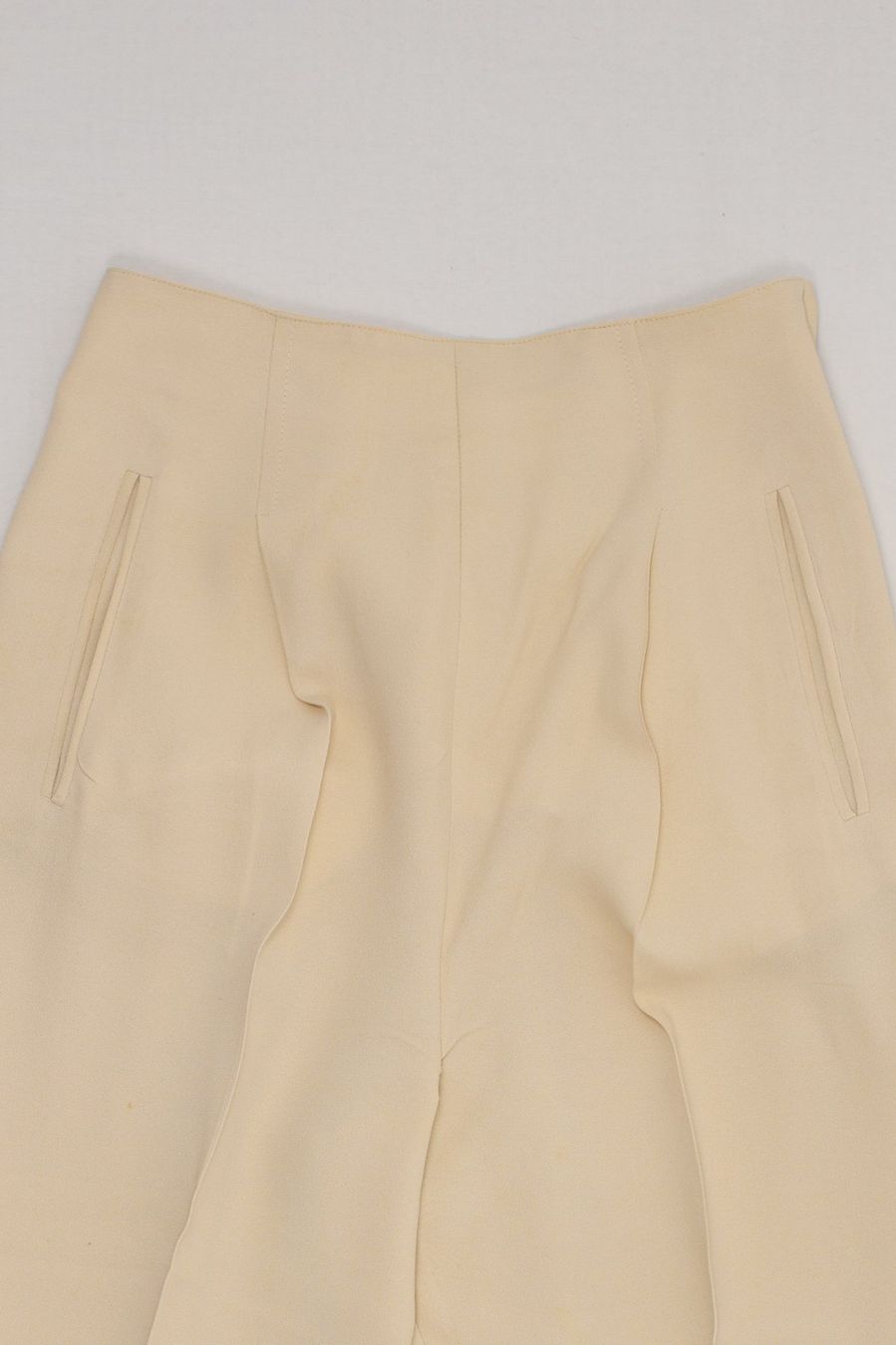 Max Mara Hosen: Pantalon MaxMara Viscose Beige Clair Taille 38 – Gebraucht aus Fribourg von re-fine 4