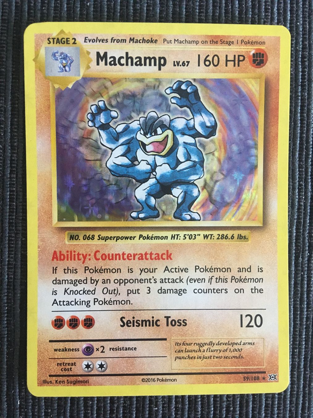 Pokémon Carte collezionabili: Pokemon Machamp Holo XY Evolutions – Nuovo (secondo la descrizione) da Wabern venduto da Collectfun