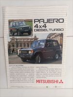 Brochure Mitsubishi Pajero diesel turbo