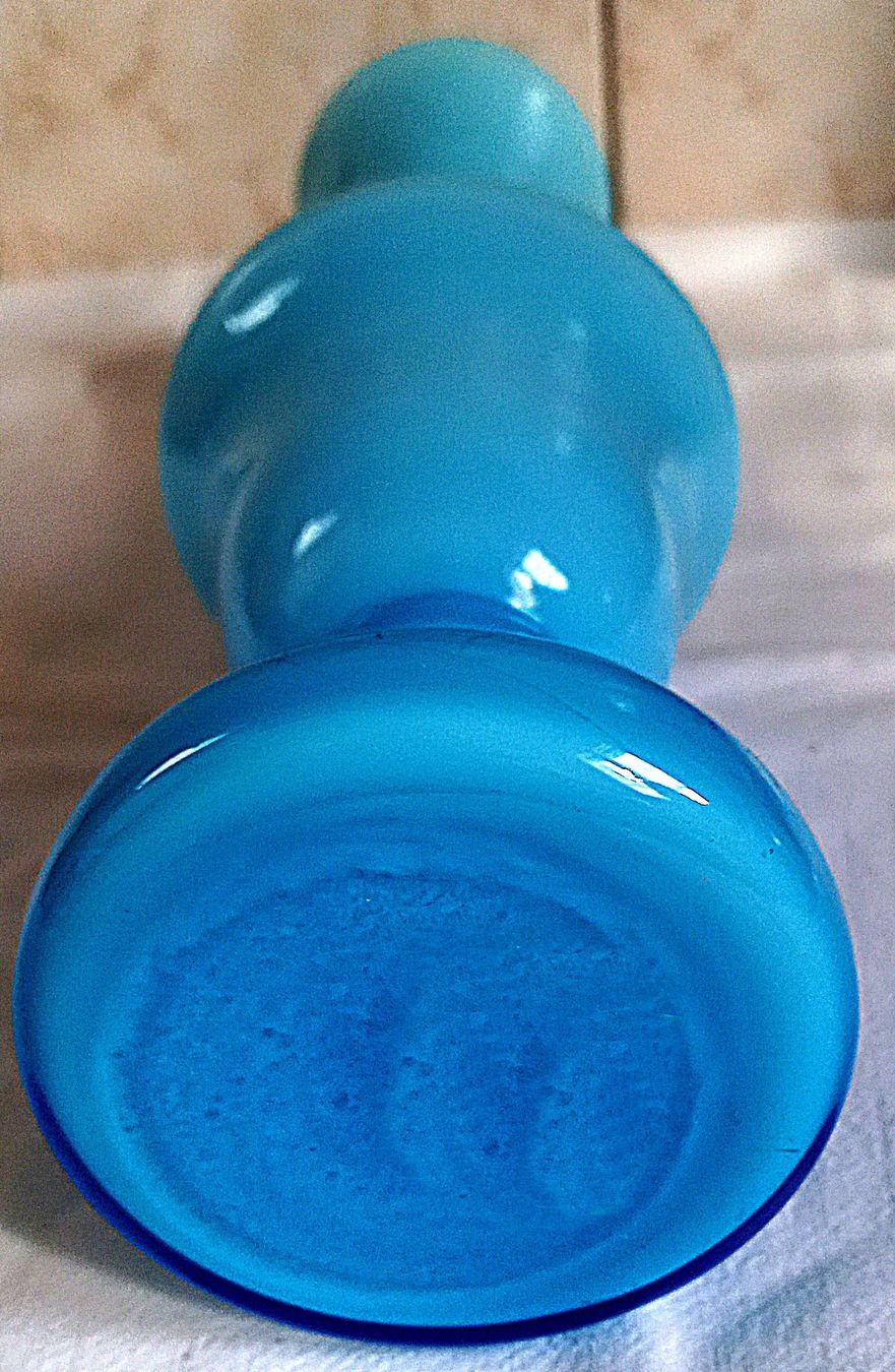Vasi & Recipienti: Blumen-Vase Glas Himmelblau – Usato da Baar venduto da 2cvbaar 1