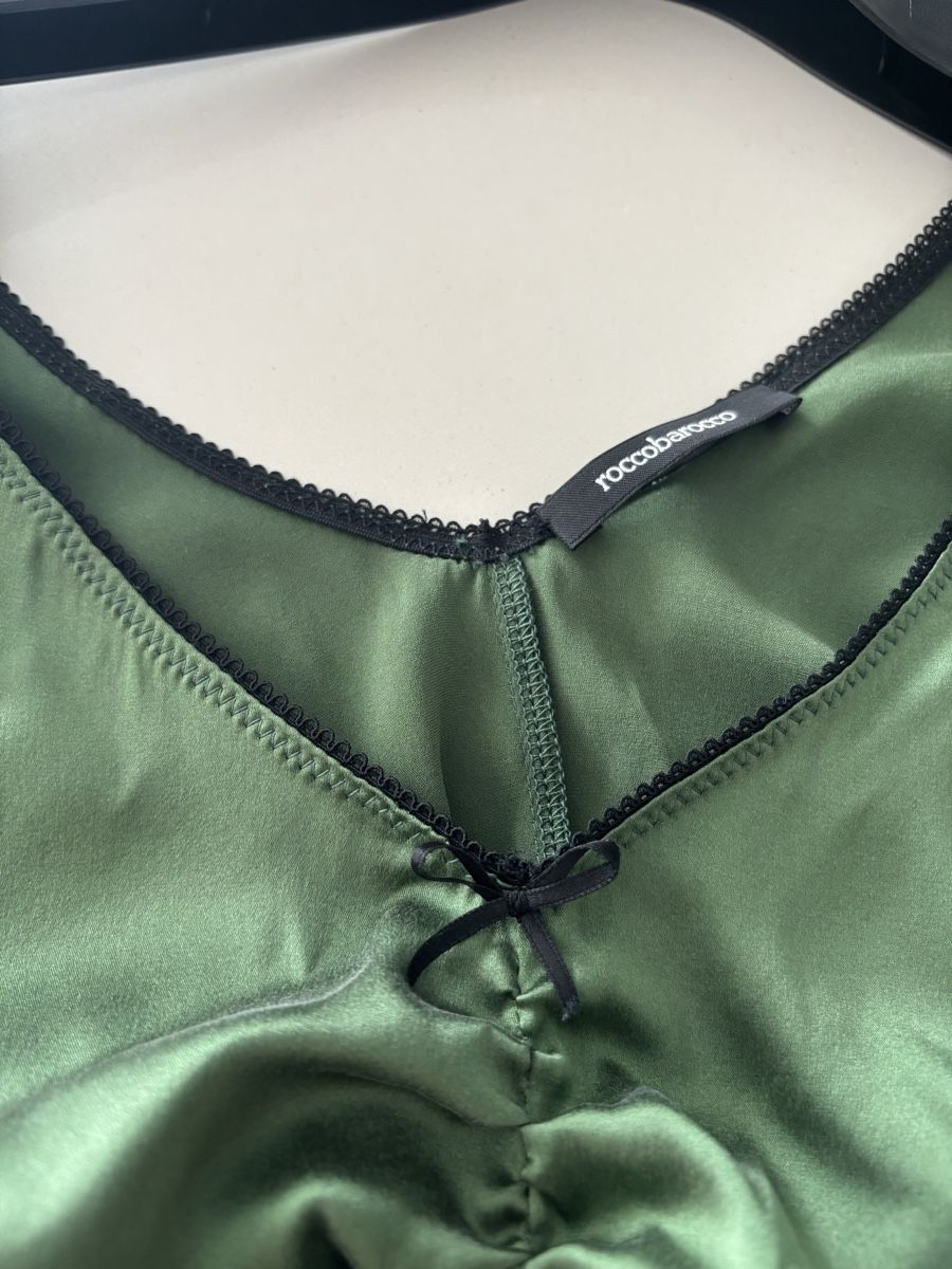 Vestiti: Designer Seidenkleid mit Spitze, Grösse S Roccobarocco – Nuovo (secondo la descrizione) da Wohlen AG venduto da Megagaga 8