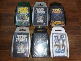 6 x Top Trumps Karten Neu OVP