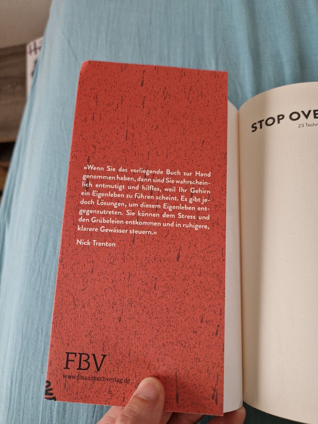 Libri: Buch STOP OVERTHINKING von Nick Trenton – Usato da Luthern venduto da Ricolinchen 2