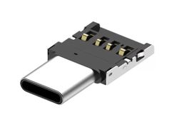 Micro OTG Adapter USB Typ-C Männlichen zu USB-A 2,0 Weiblich