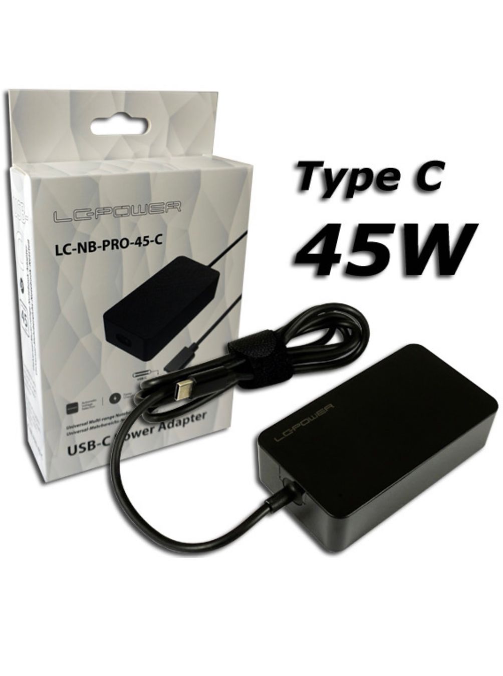 Caricabatterie: LC-Power LC45NB Pro USB-C 45W – Nuovo e nell'imballaggio originale da Luzern venduto da Waince786