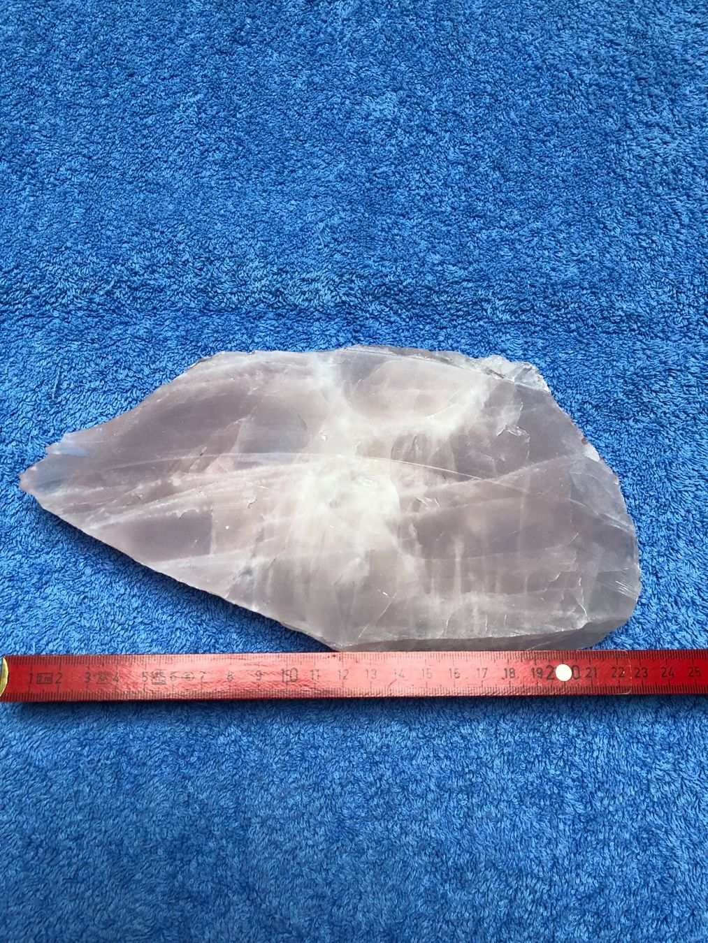 Mineralien & Heilsteine: Rosenquarz Scheibe  **NEU** – Neu (gemäss Beschreibung) aus Siebnen von Trans-Am