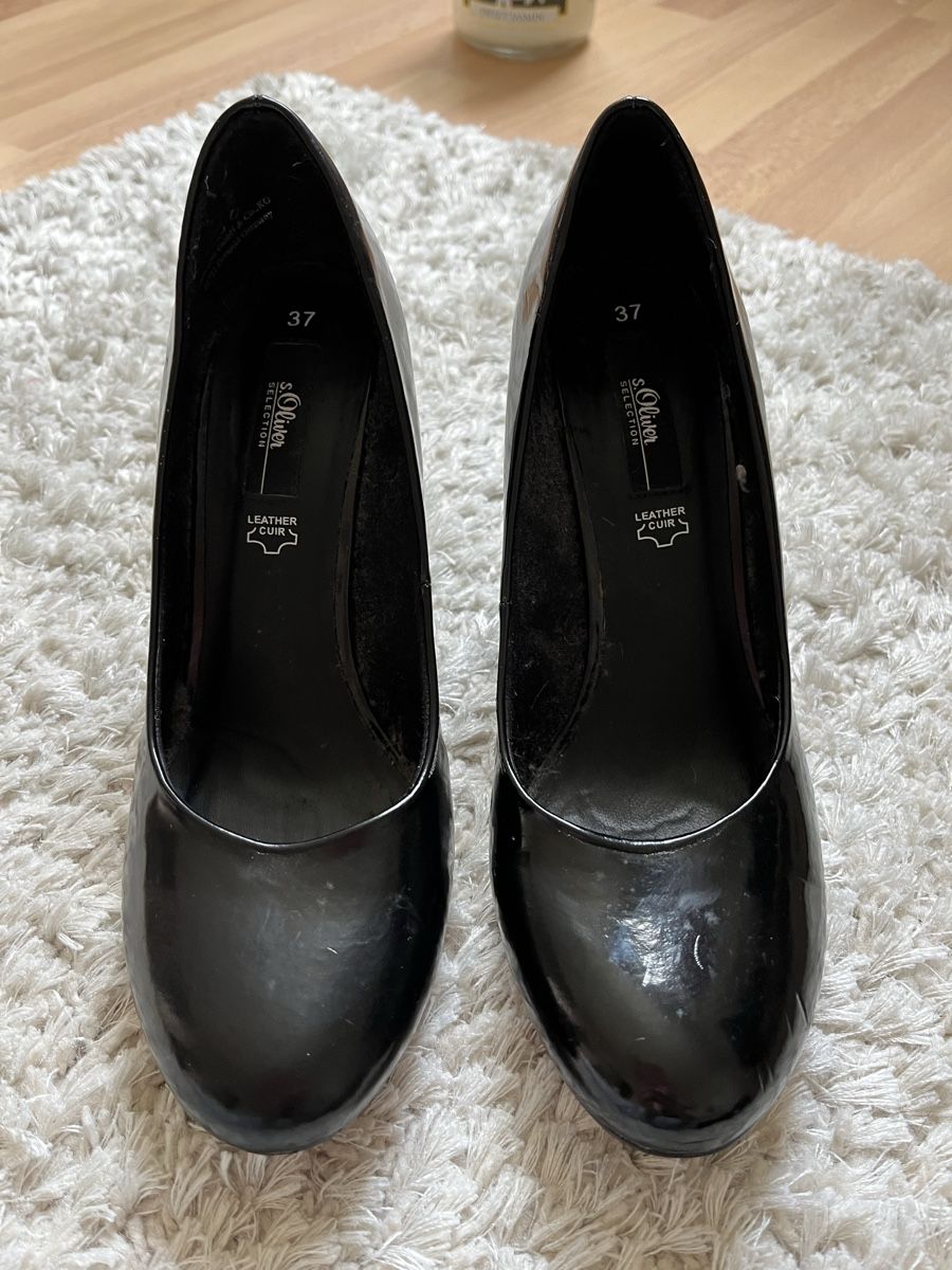 S.Oliver Scarpe da donna: S.Oliver Selection Pumps, Lack, schwarz, Grösse 37, Top! – Usato da Winterthur venduto da jamel11